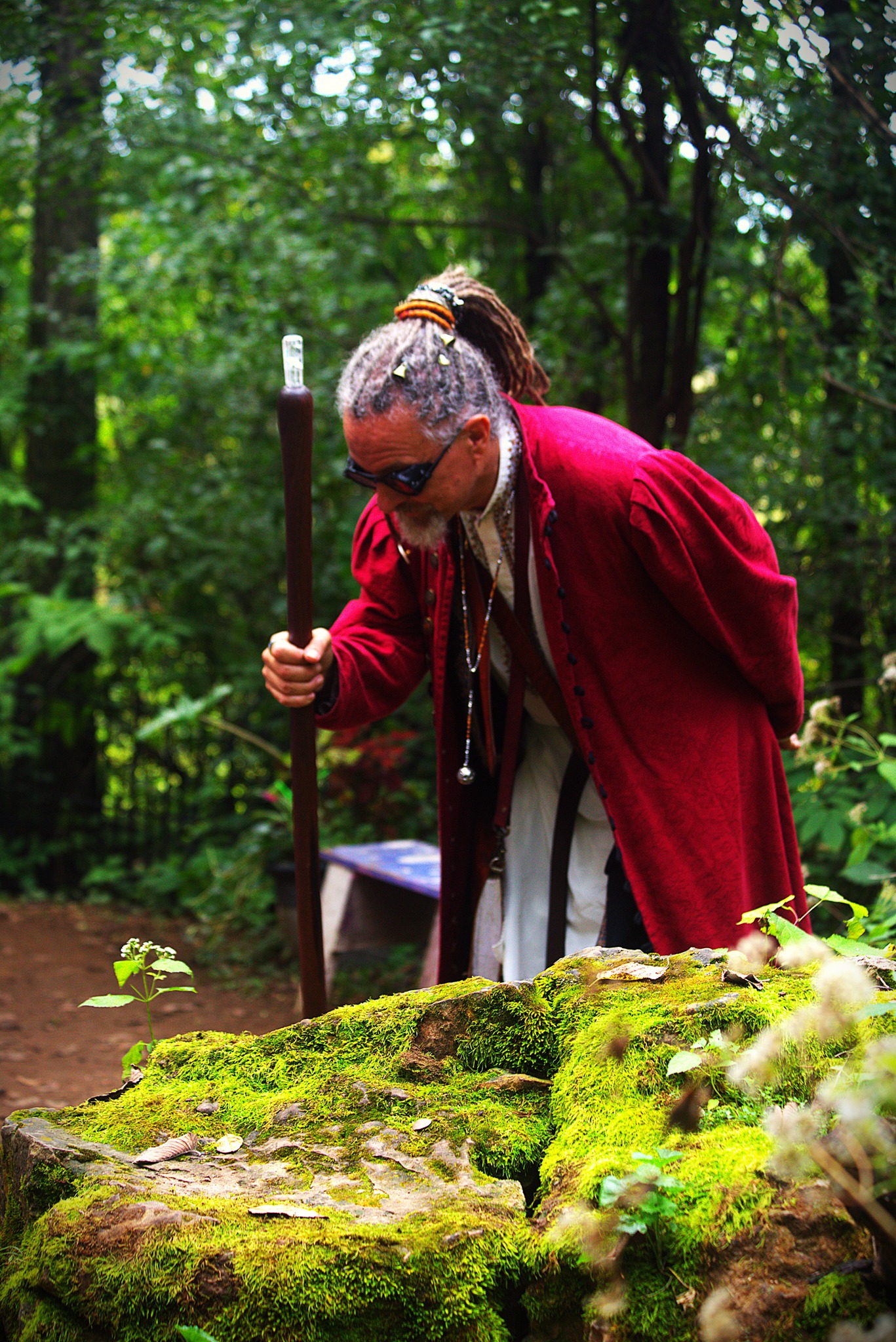 Mossbeard at the ancient mossy stone